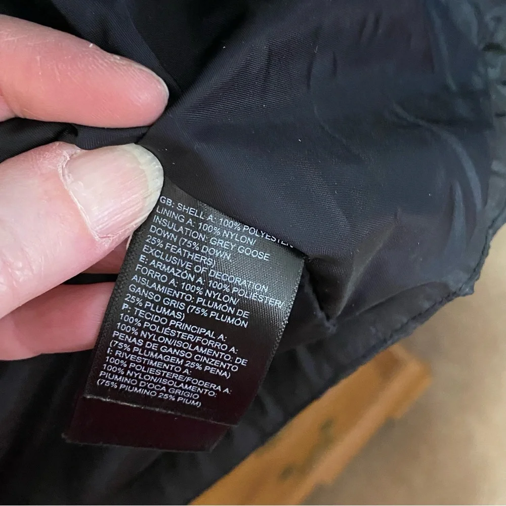 The North Face Flare 2 II 550 Down Filled Black Jacket‎ Men’s Sz Medium Hiking